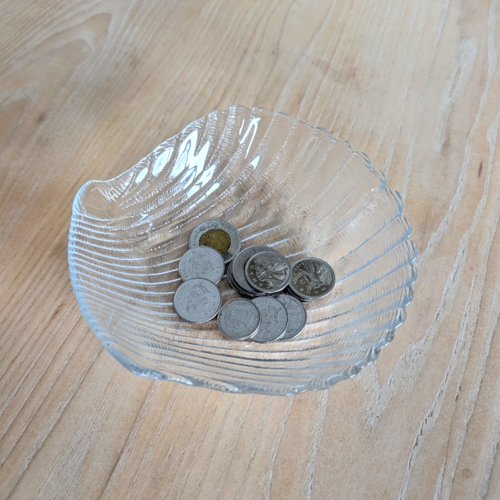 Glass Shell Dish